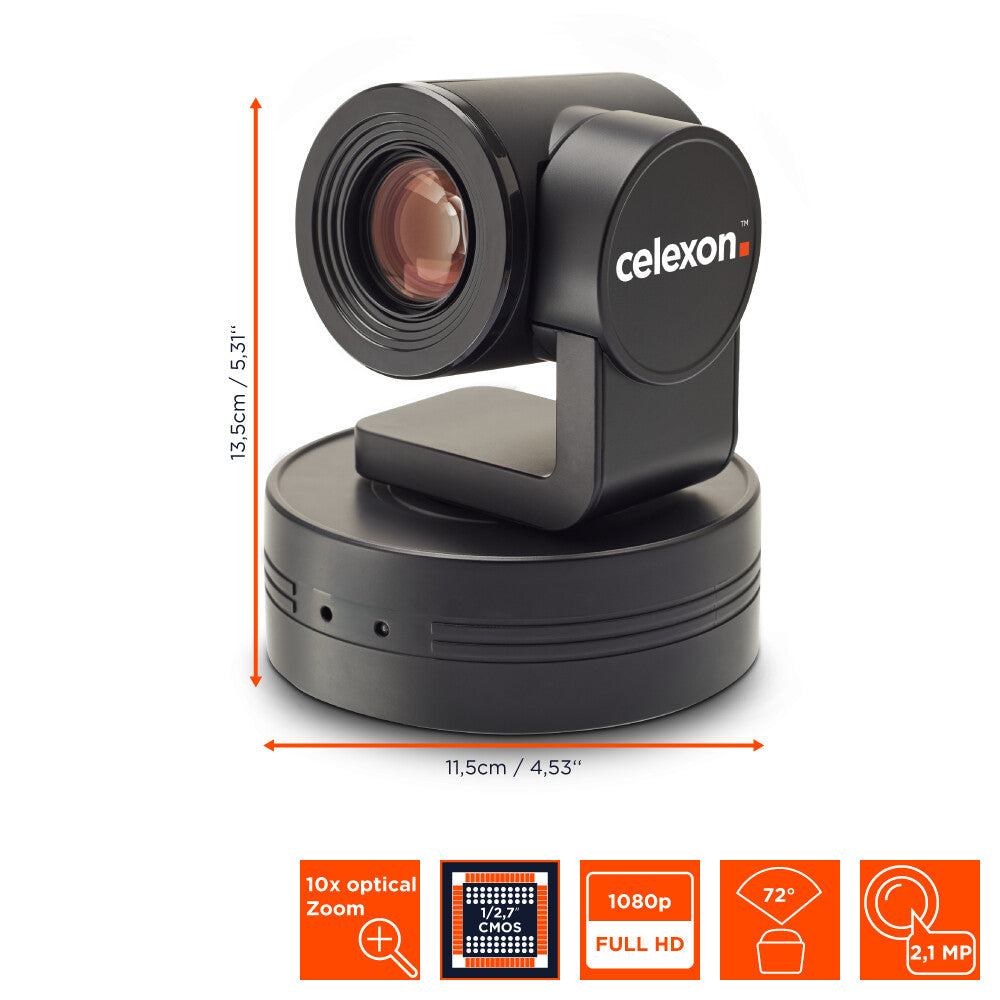 celexon PTZ Kamera Full HD Videokonferenzsystem VKS2040