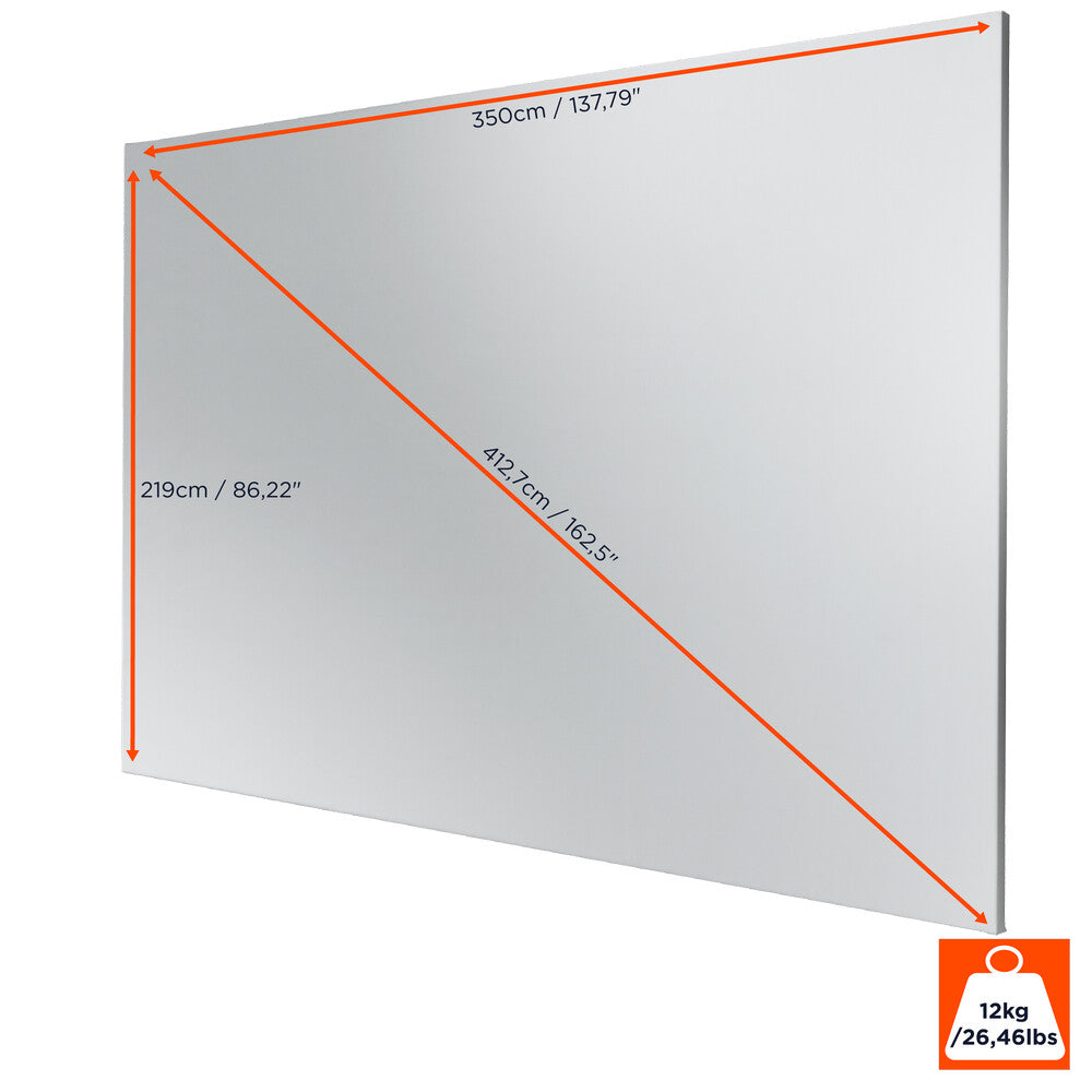 celexon Rahmenleinwand Expert PureWhite 350 x 219 cm