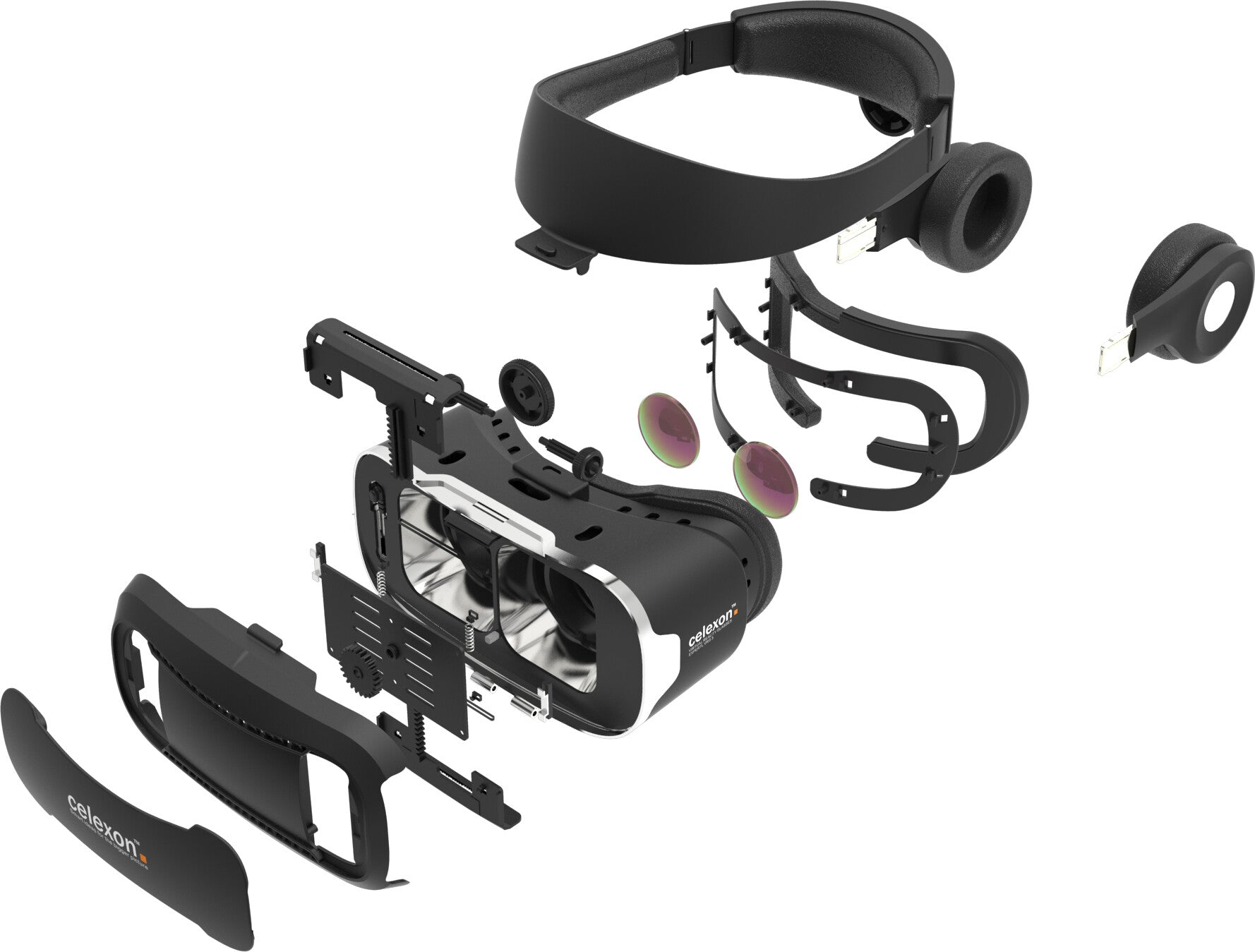 celexon VR Brille Expert - 3D Virtual Reality Brille VRG 3